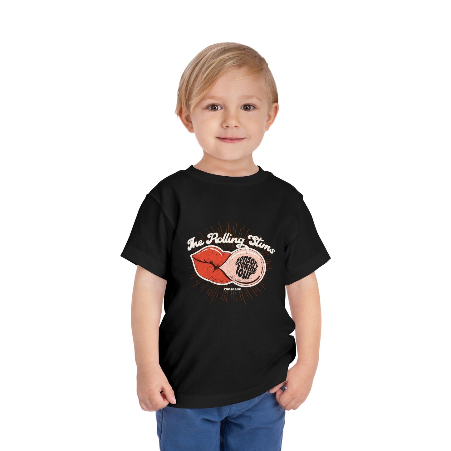 The Rolling Stims Sensory Seeking Tour - Toddler Short Sleeve Tee