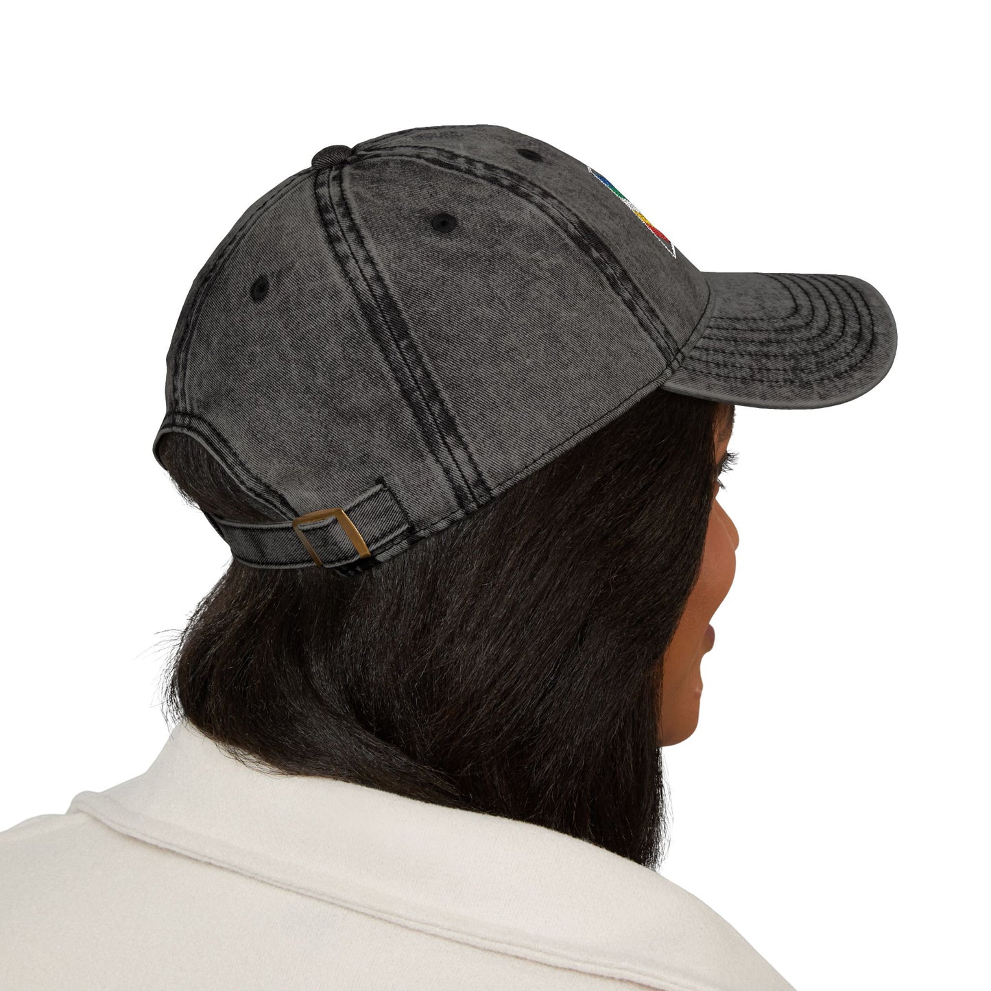 Includers Only - Disability Pride Flag - Vintage Cap (Embroidery)