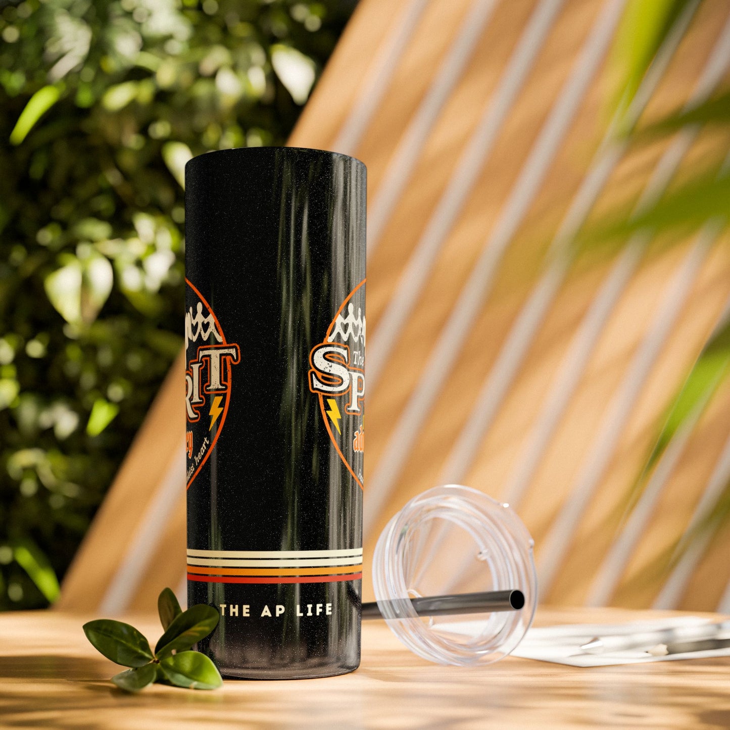 The Spirit of Advocacy (Haunts the Ableist Heart) - Halloween - 20oz Insulated Tumbler with Straw