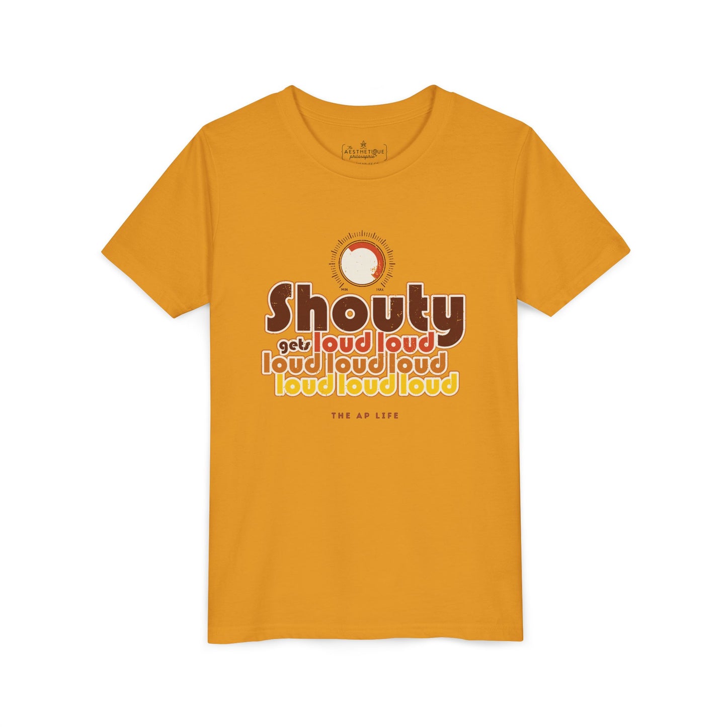 Shouty Gets Loud - Youth Unisex Jersey Tee