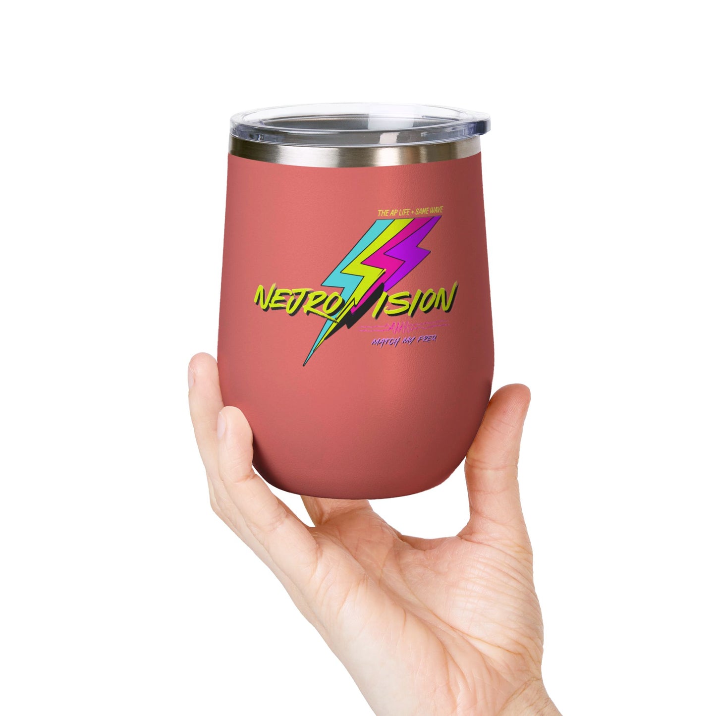 Neurovision - Match my Freq - Epilepsy Awareness - 12oz Insulated Tumbler