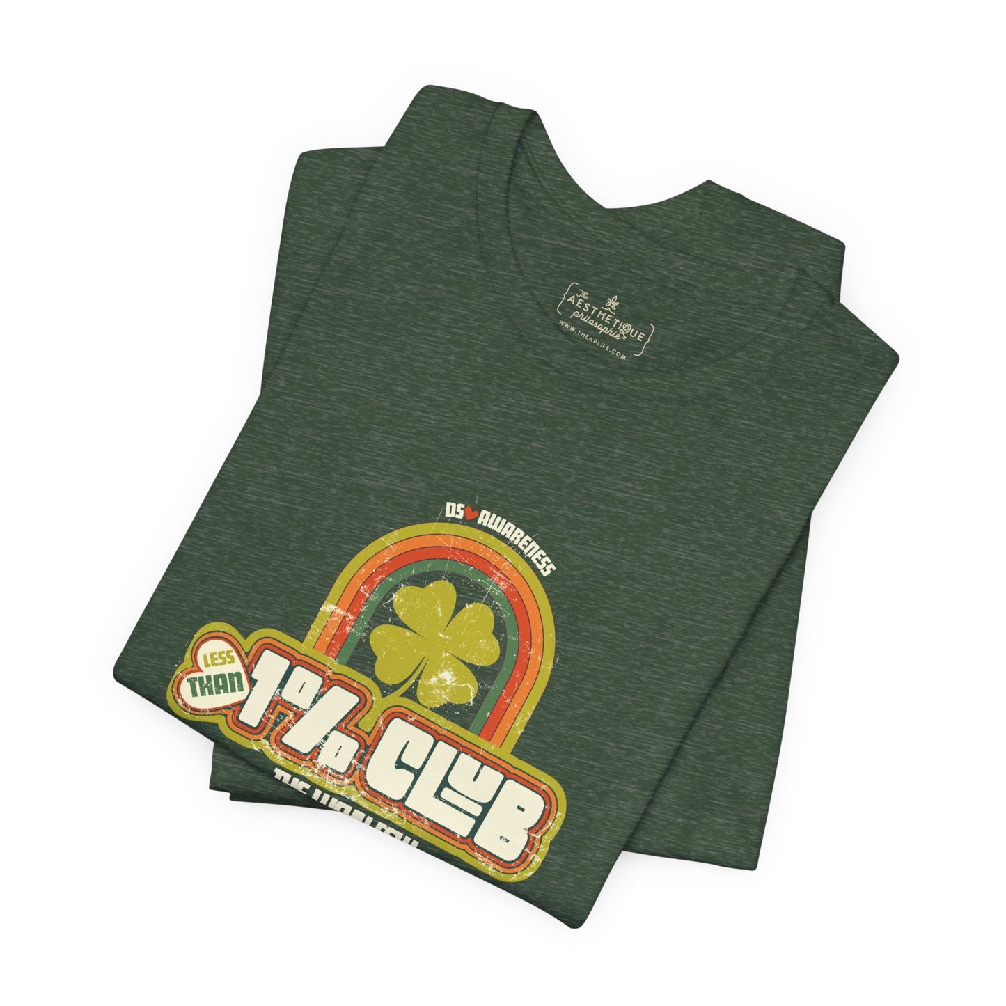 Less Than 1% Club (The Lucky Few) DS Awareness - Unisex Jersey Short Sleeve Tee