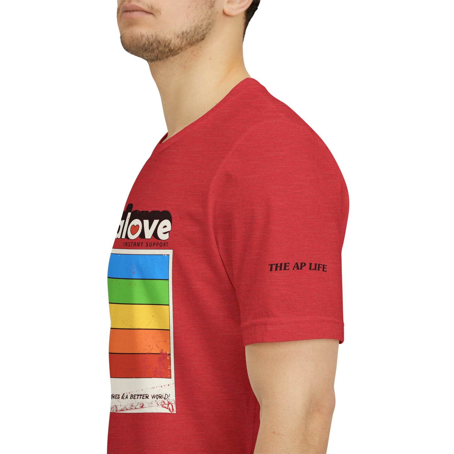 Para Love - Instant Support - Adult Unisex Jersey Short Sleeve Tee
