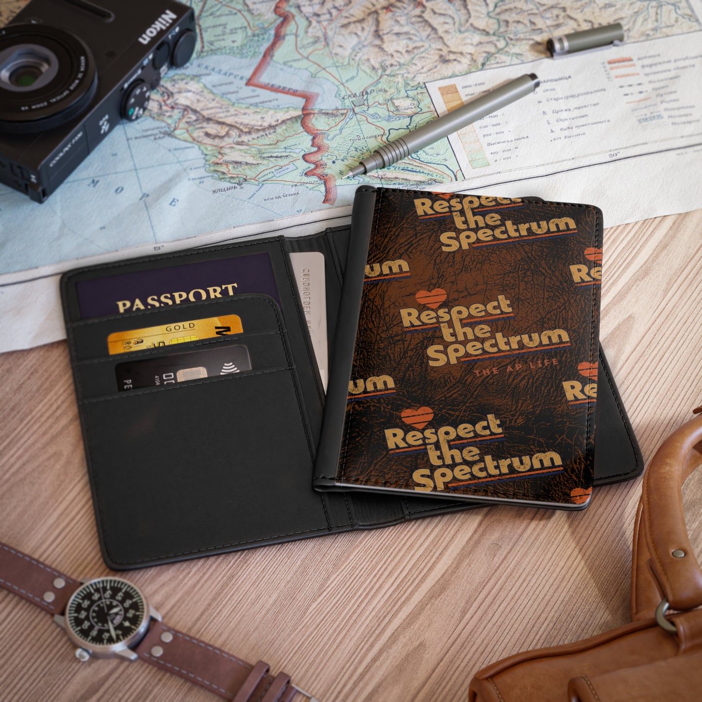 Respect the Spectrum Passport Cover
