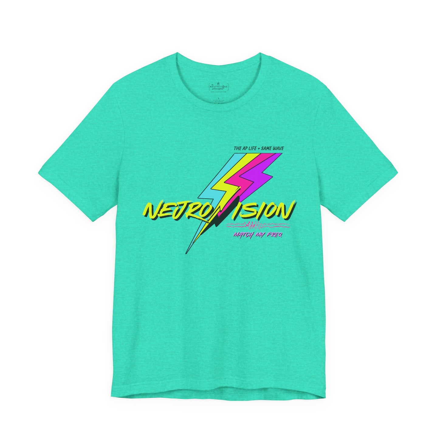 Neurovision - Match My Freq - Epilepsy Awareness - Adult Unisex Jersey Tee