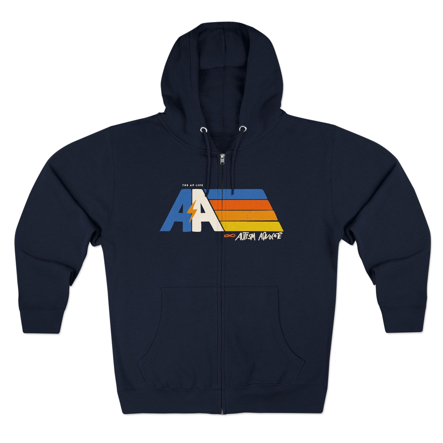Autism Advocate - Adult Unisex Zip-Up Hoodie