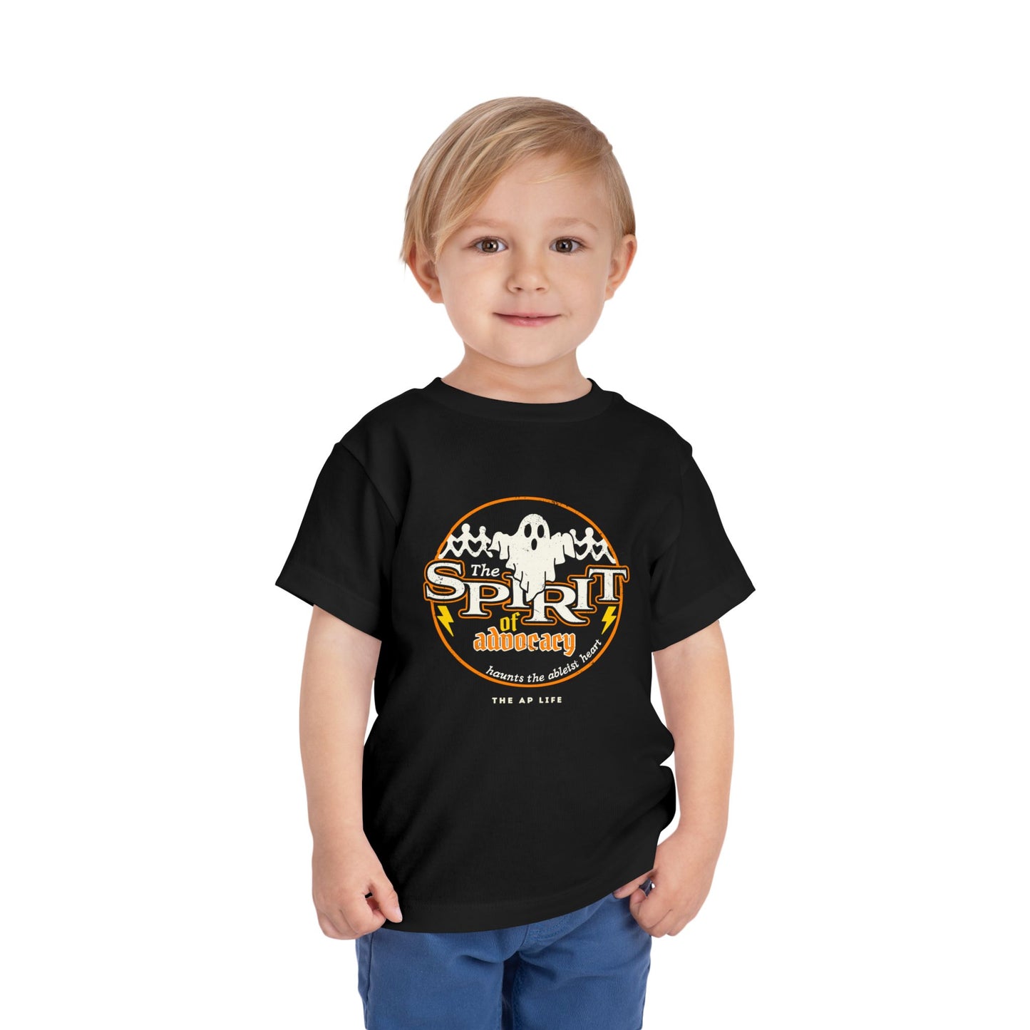 The Spirit of Advocacy (Haunts the Ablelist Heart) - Halloween - Toddler Unisex Tee
