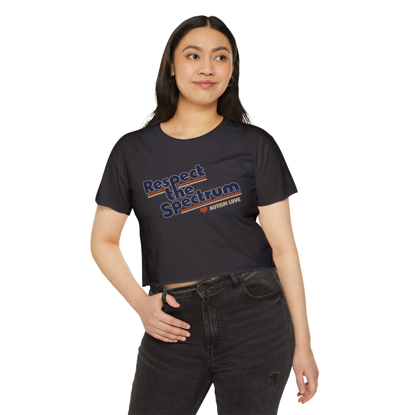 Respect The Spectrum Autism Love - Women's Crop Top