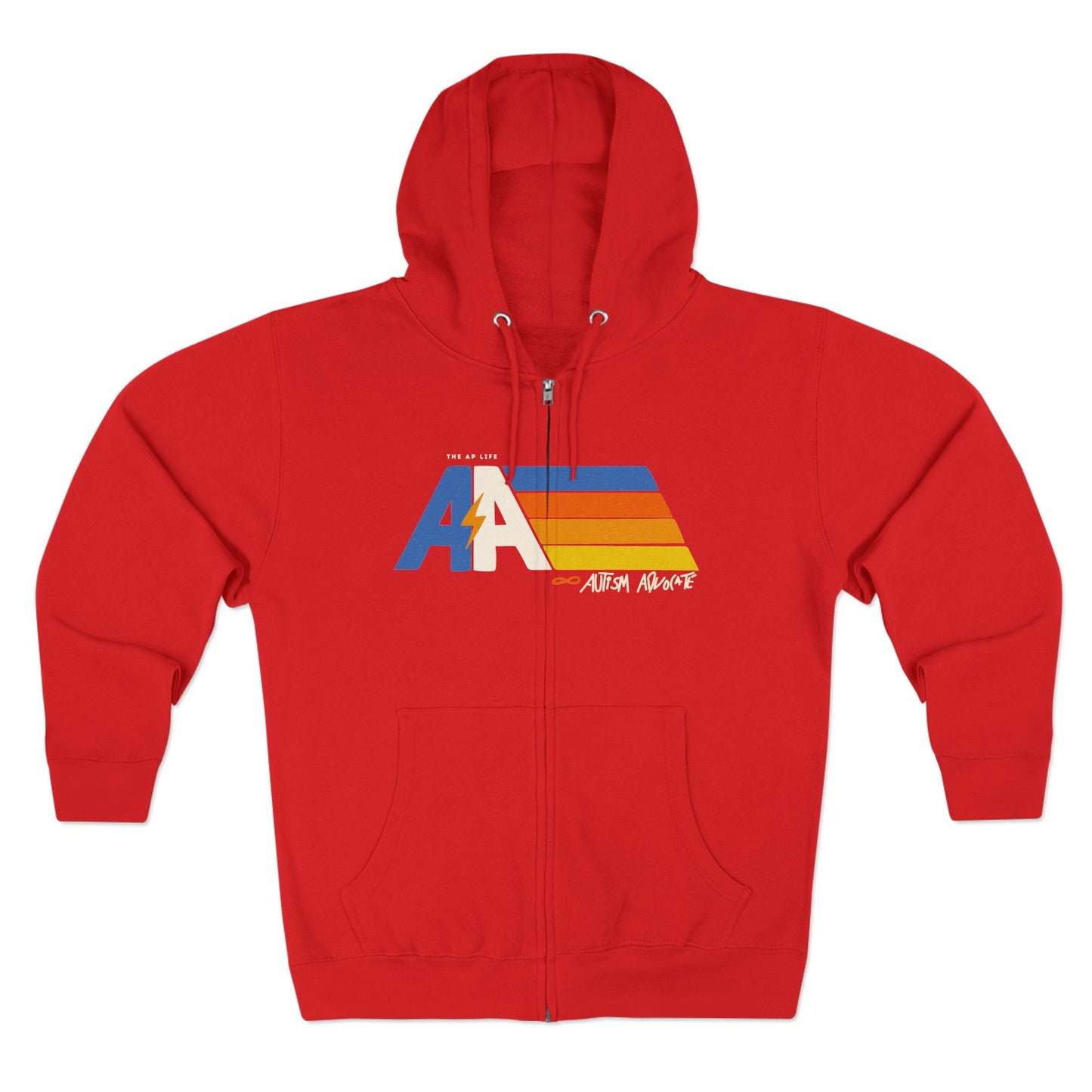 Autism Advocate - Adult Unisex Zip-Up Hoodie
