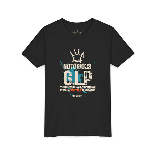 'Notorious GLP' Gestalt Language Processing - Youth Unisex Tee