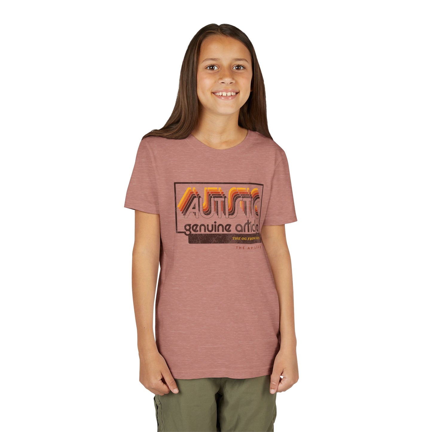 Autistic - Genuine Article - The OG Since Day 1 - Youth Unisex Jersey Tee