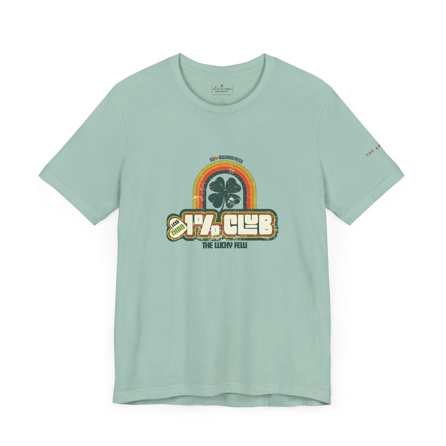 Less Than 1% Club (The Lucky Few) DS Awareness - Unisex Jersey Short Sleeve Tee