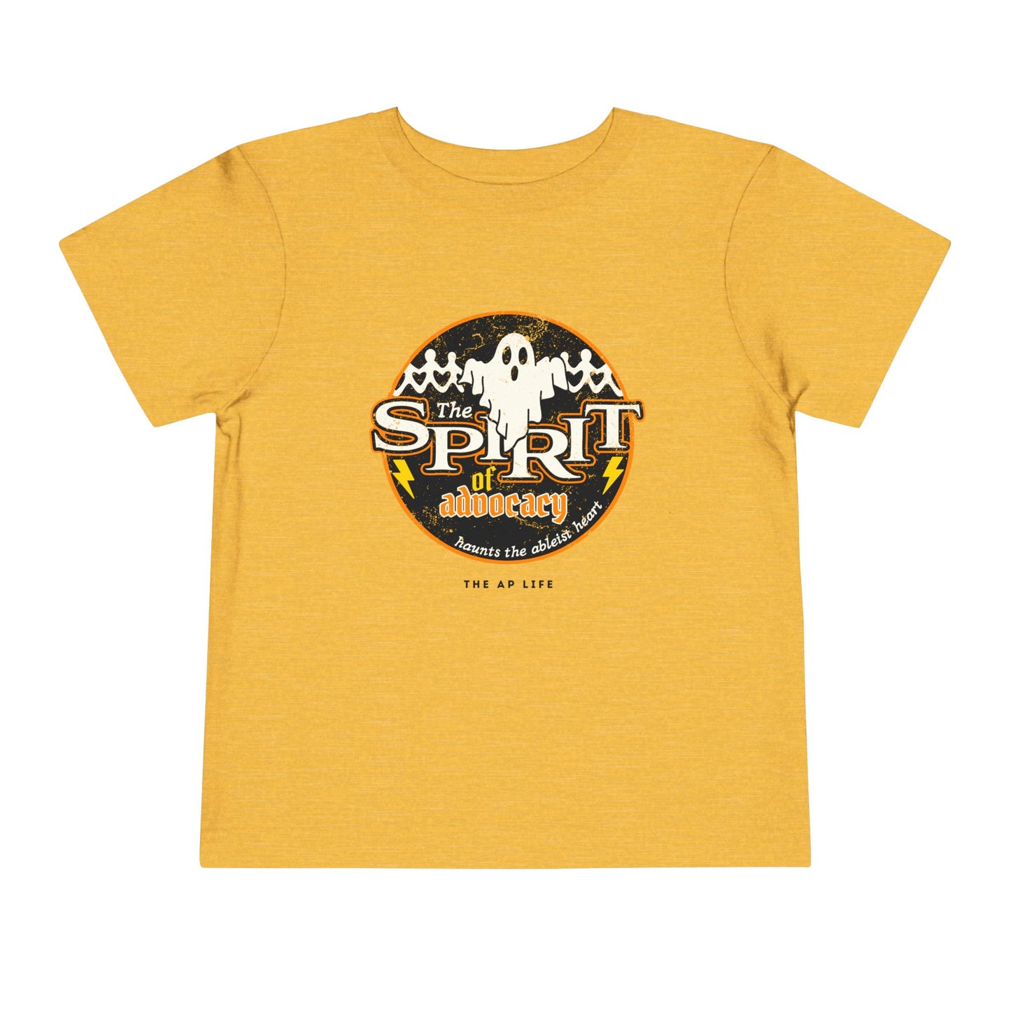 The Spirit of Advocacy (Haunts the Ablelist Heart) - Halloween - Toddler Unisex Tee