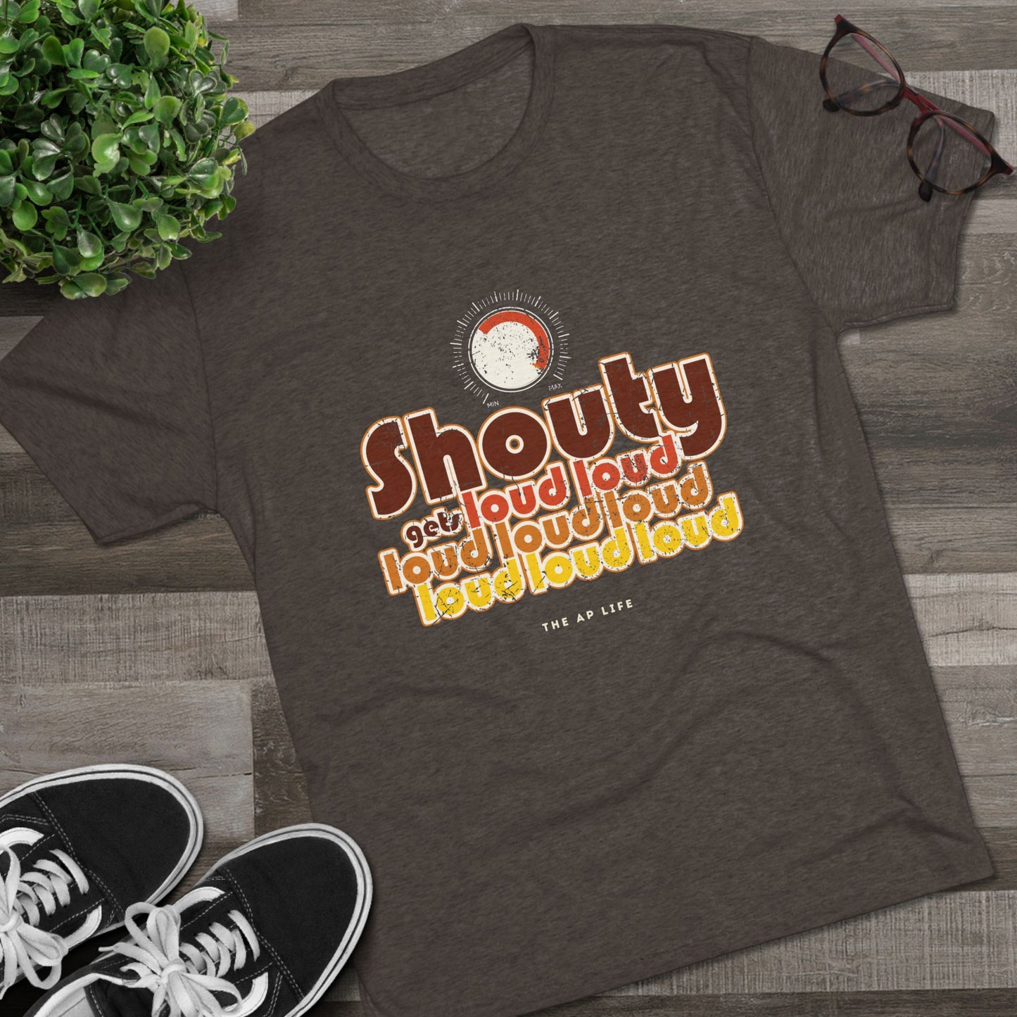 Shouty Gets Loud - Adult Unisex Triblend Soft Tee