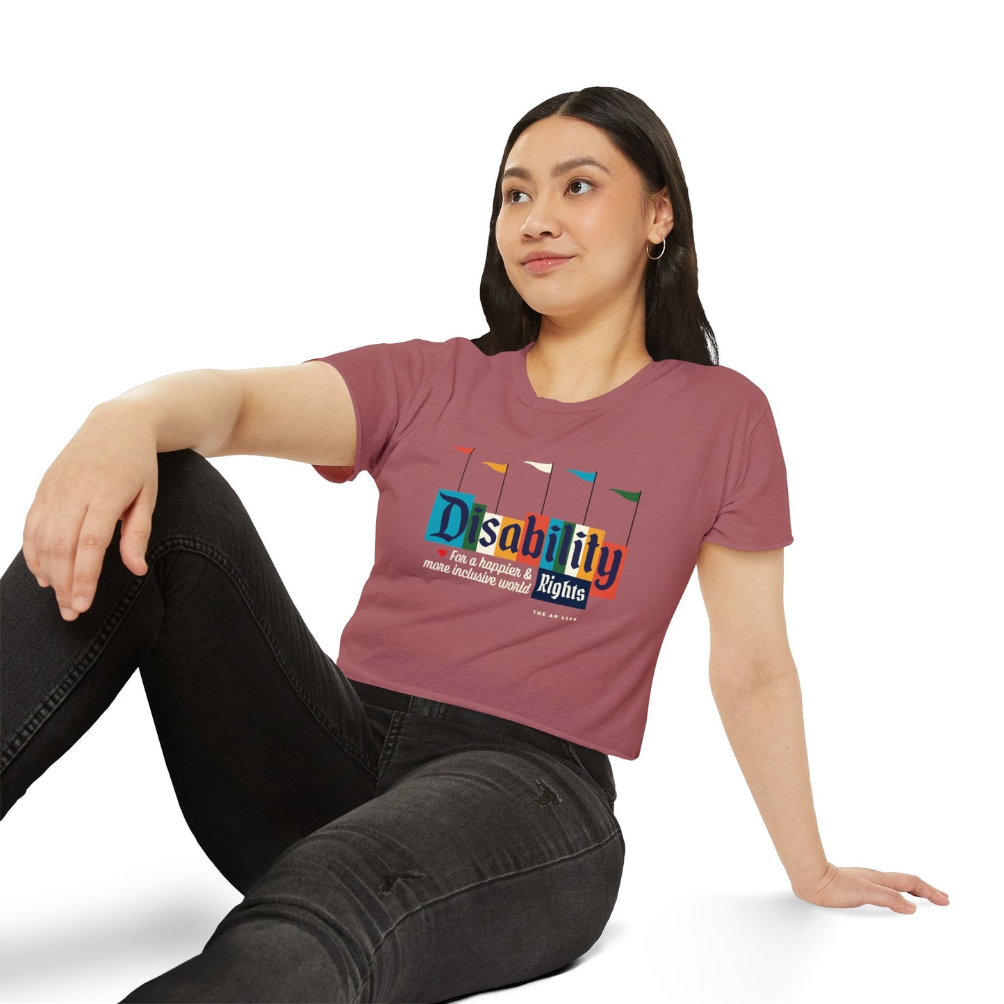 Disability Rights for a Happier & More Inclusive World - Women's Crop Top