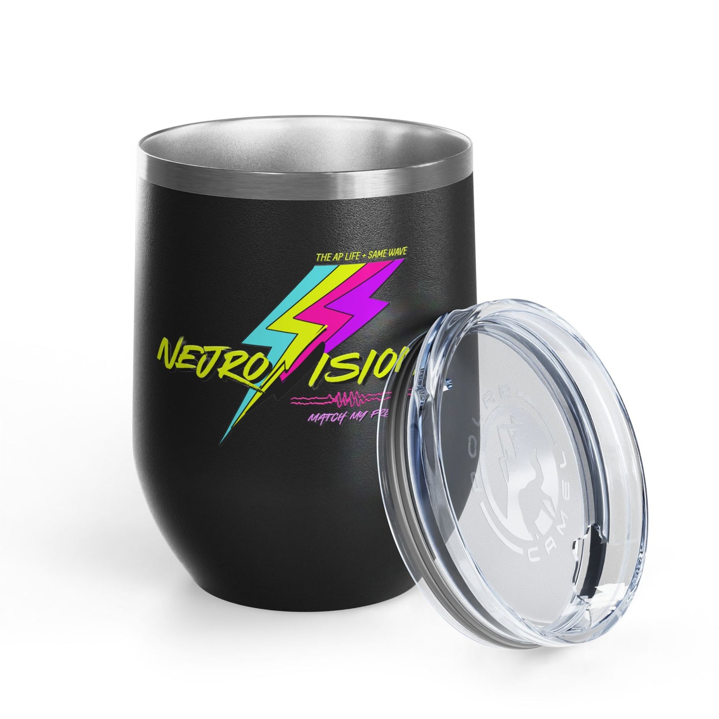 Neurovision - Match my Freq - Epilepsy Awareness - 12oz Insulated Tumbler