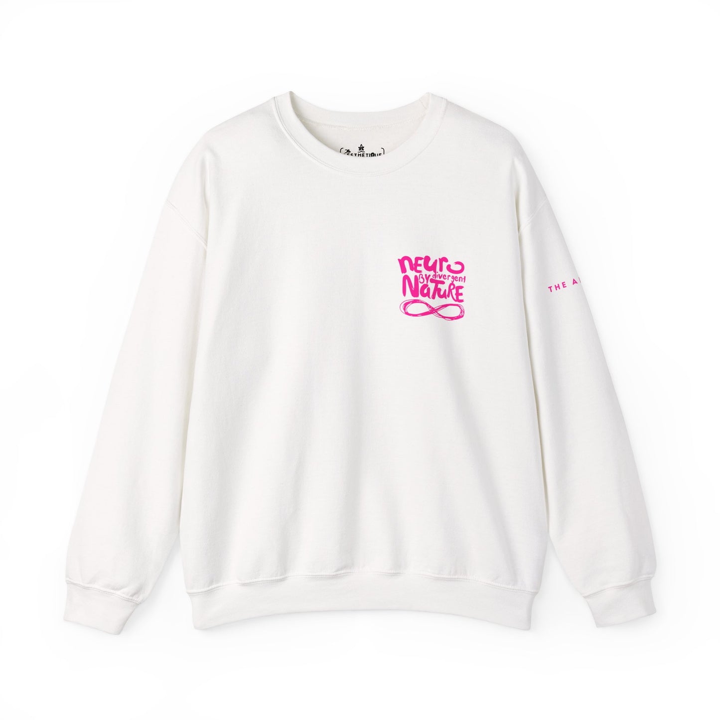 Neurodivergent By Nature (Neurotypical Advisory) - Adult Unisex Crewneck Sweatshirt