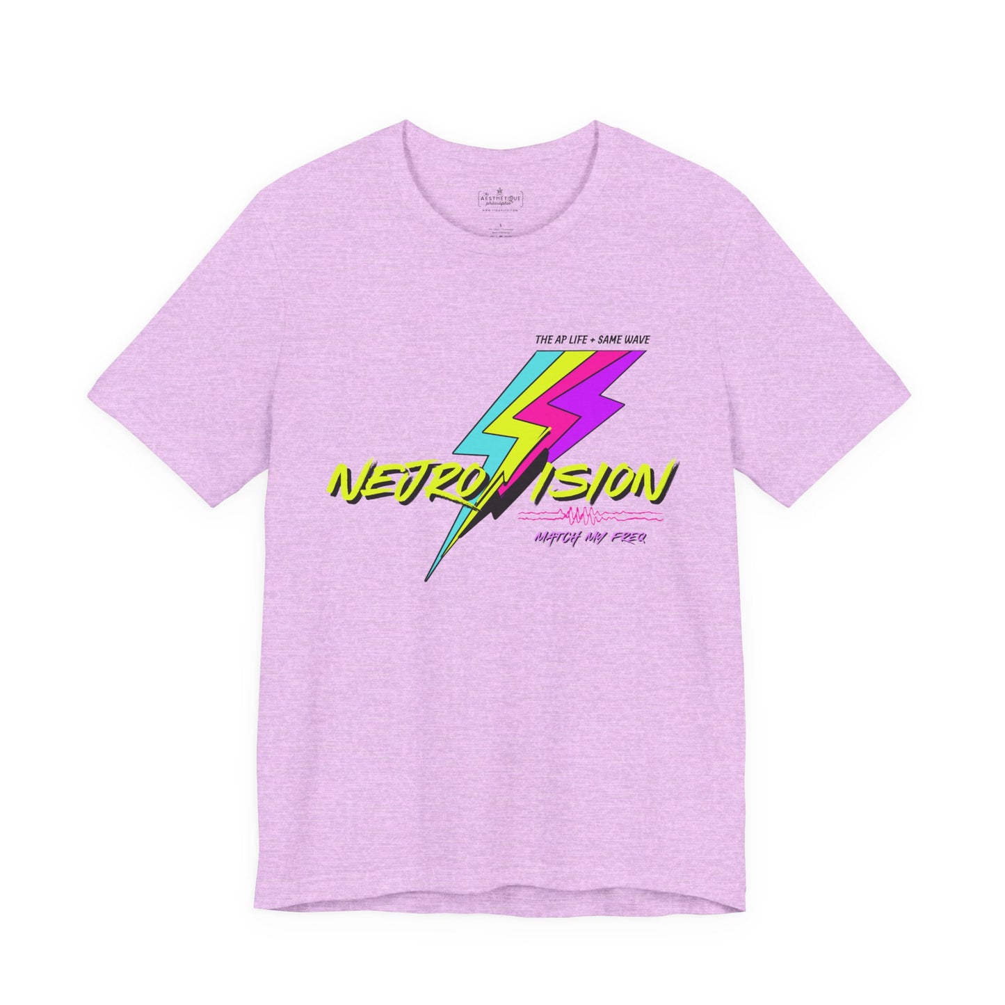 Neurovision - Match My Freq - Epilepsy Awareness - Adult Unisex Jersey Tee