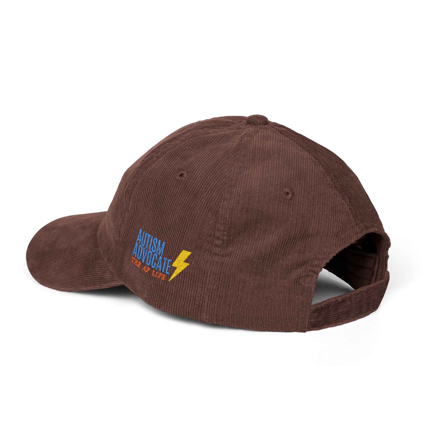 Autism Advocate - Retro Vibe - Adult Unisex Corduroy Embroidered Hat