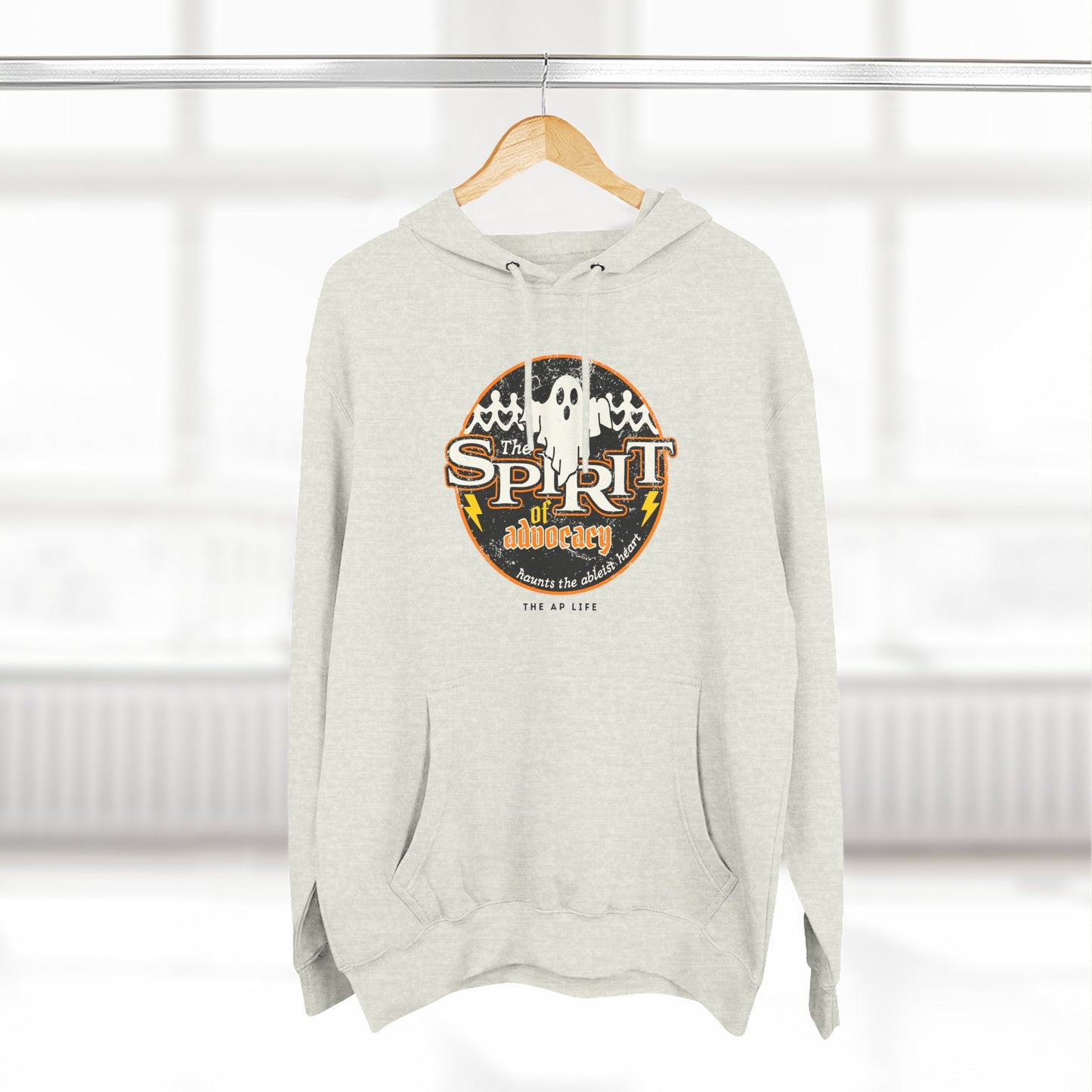 The Spirit of Advocacy (Haunts the Ablelist Heart) - Halloween - Adult Unisex Hoodie