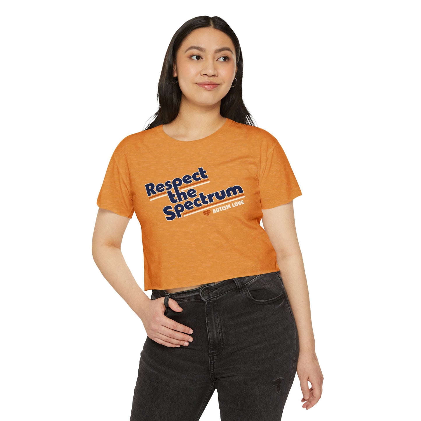 Respect The Spectrum Autism Love - Women's Crop Top