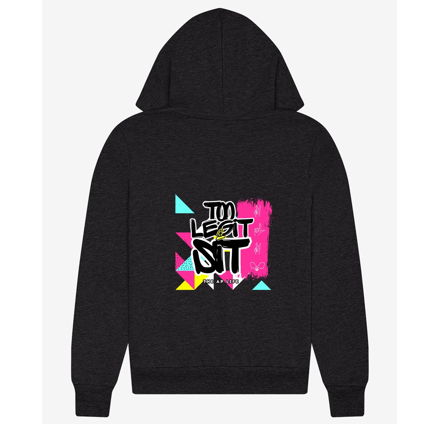 Too Legit to Sit ADHD/AuDHD/Autism Awareness - YOUTH Unisex Zip-Up Hoodie