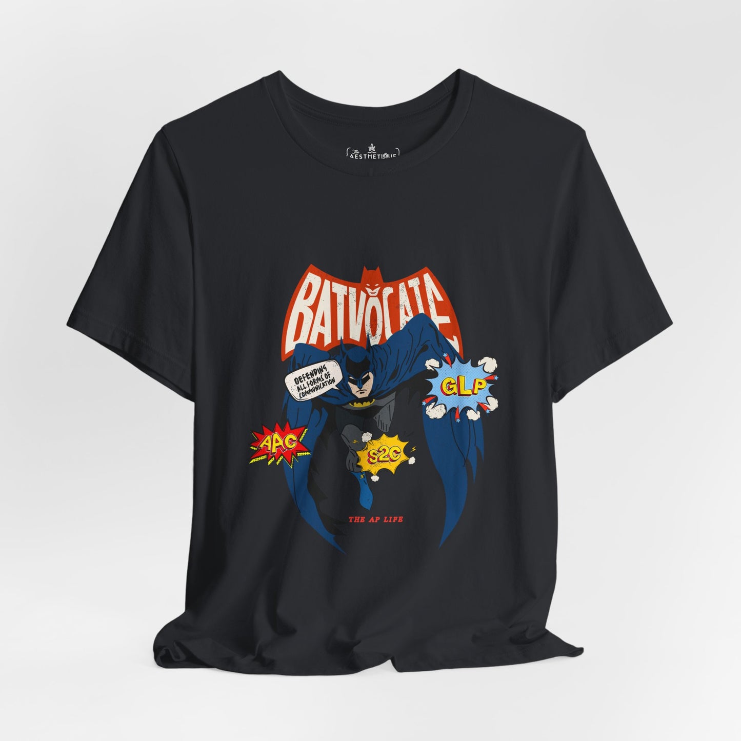 Batvocate - Defending All Forms of Communication - AAC - GLP - S2C - Adult Unisex Jersey Tee