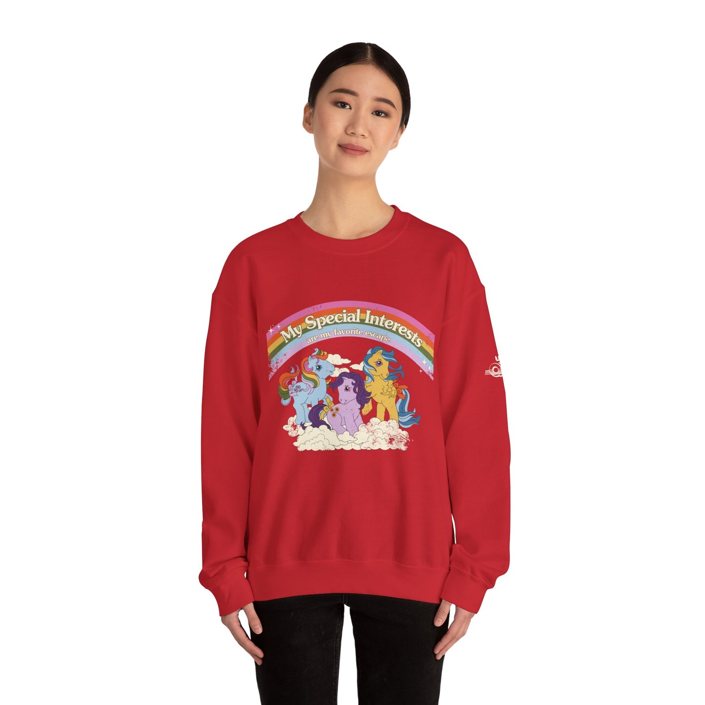 My Special Interests are my Favorite Escape - Adult Unisex Heavy Blend™ Crewneck Sweatshirt