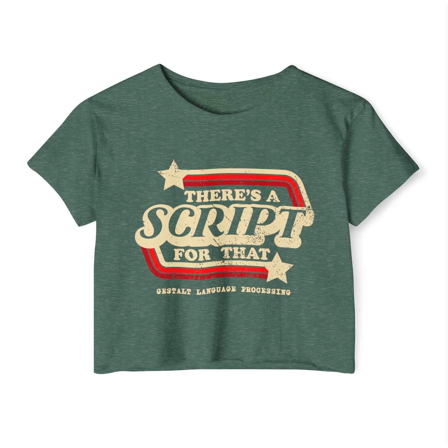 There's A Script For That - Gestalt Language Processing - Women's Crop Top