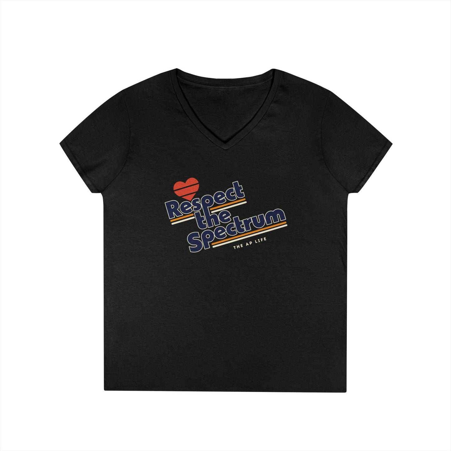 Respect the Spectrum - Women's V-Neck T-Shirt
