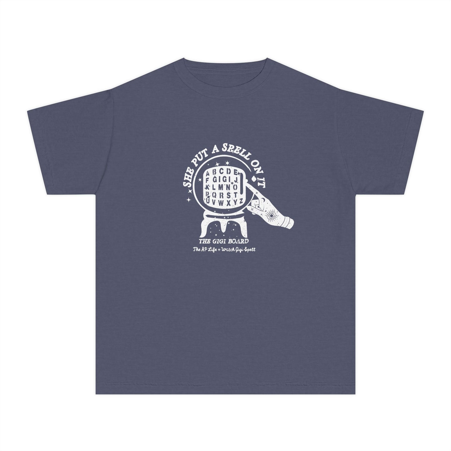 She Put a Spell on it - The Gigi Board - Youth Unisex Tee - Watch Gigi Spell Fundraiser