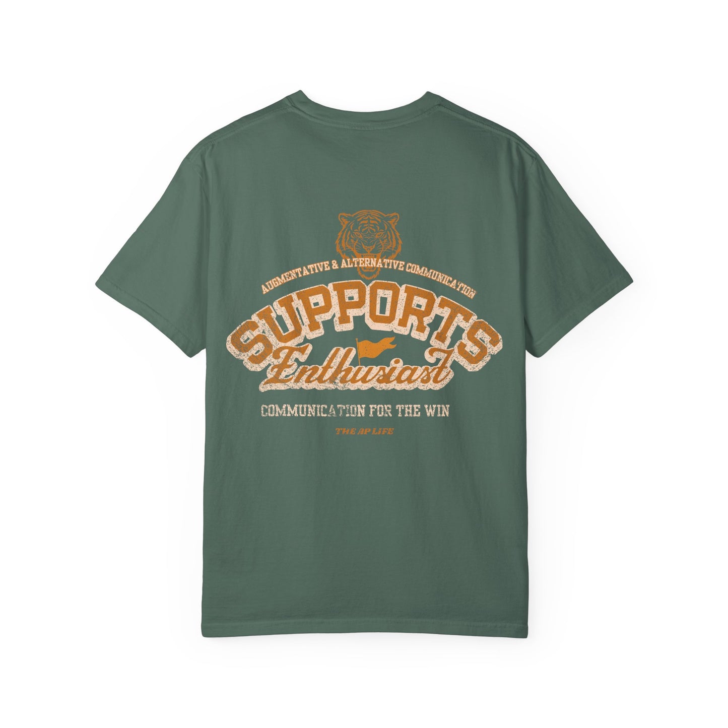 AAC Supports Team Enthusiast - Communication for the Win - Adult Unisex Tee