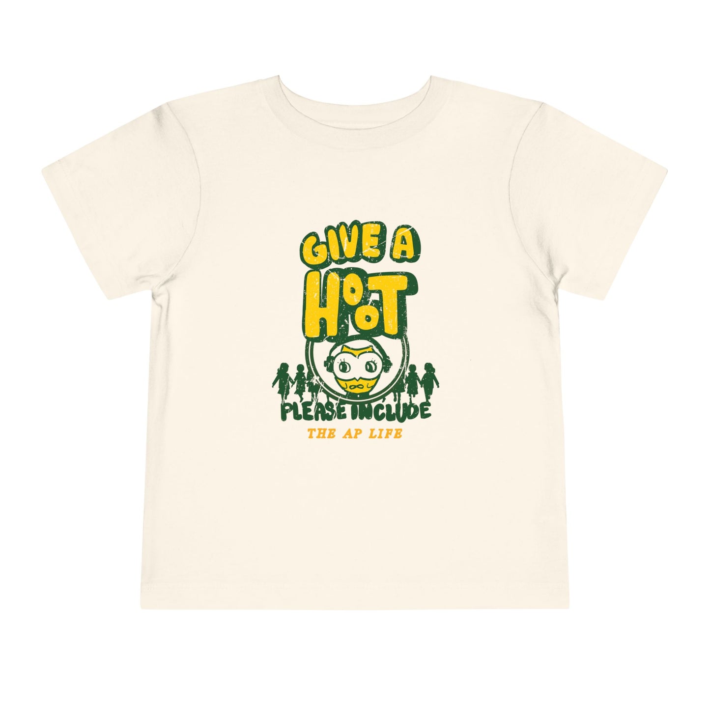 Give A Hoot - Just Include - Retro PSA Style - Toddler Unisex Tee