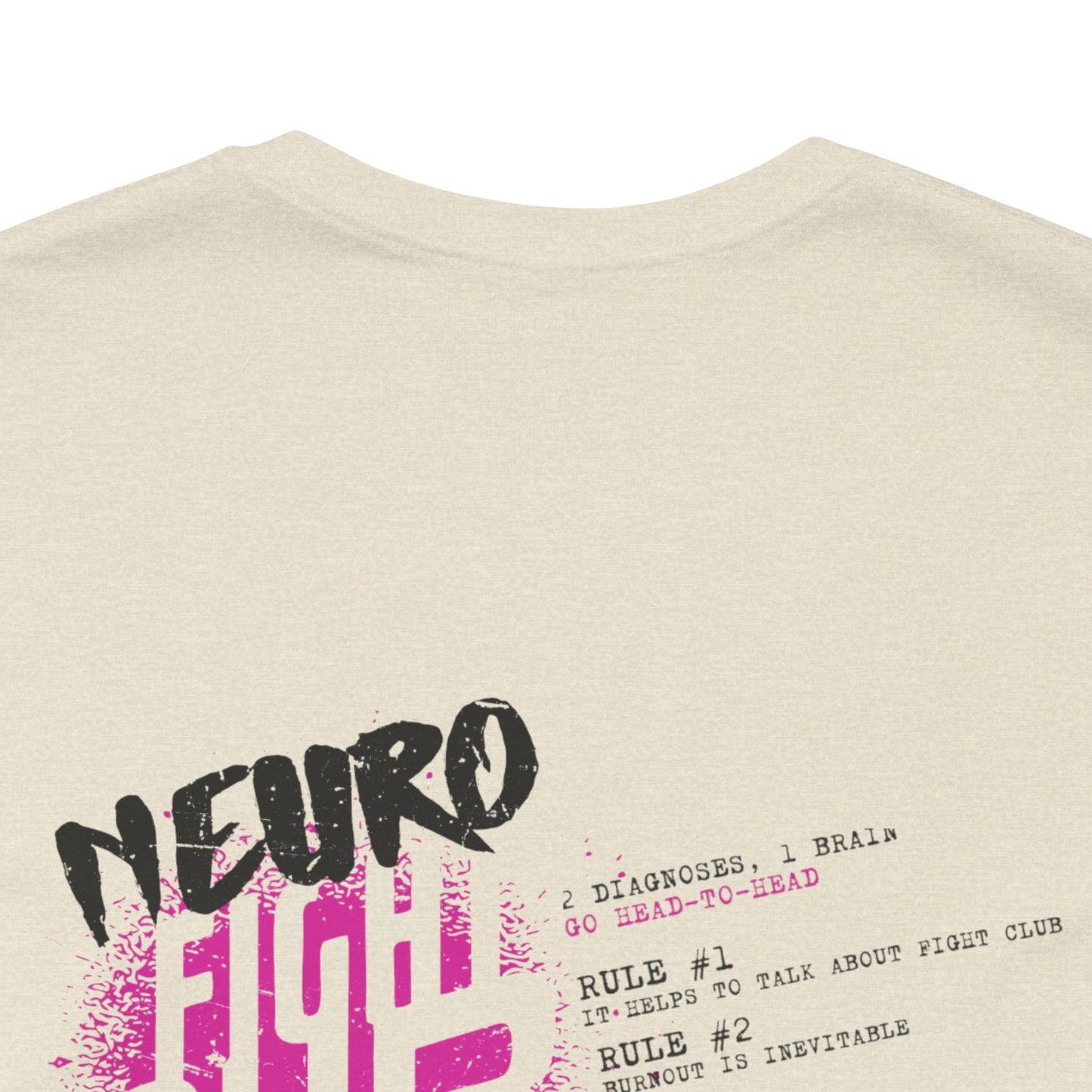 Neuro Fight Club - AuDHD - Adult Unisex Tee