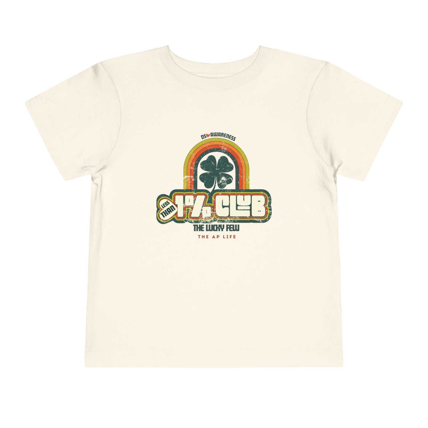 Less Than 1% Club (The Lucky Few) DS Awareness - Toddler Short Sleeve Tee