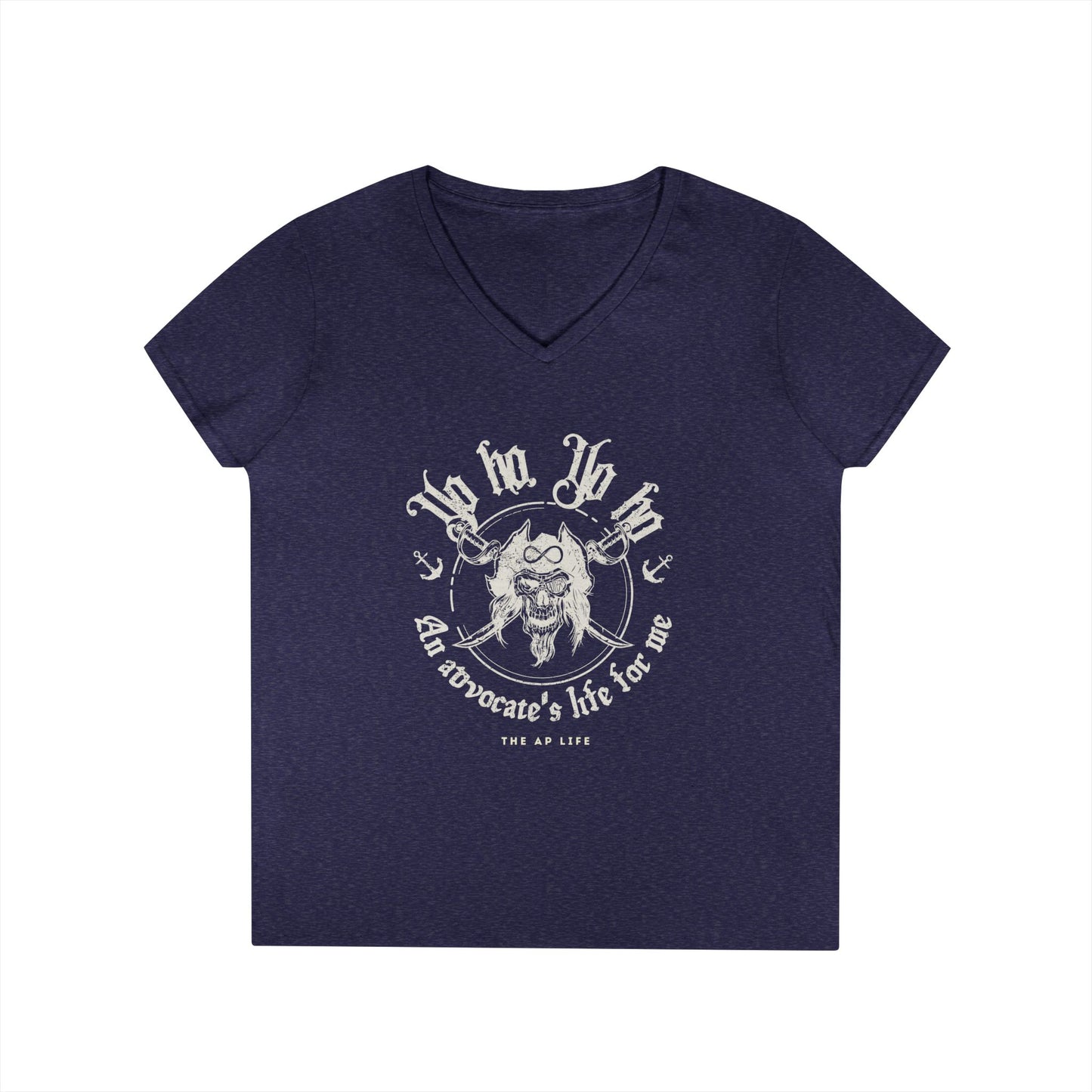 An Advocate's Life for Me - Pirates - Women's V-Neck T-Shirt