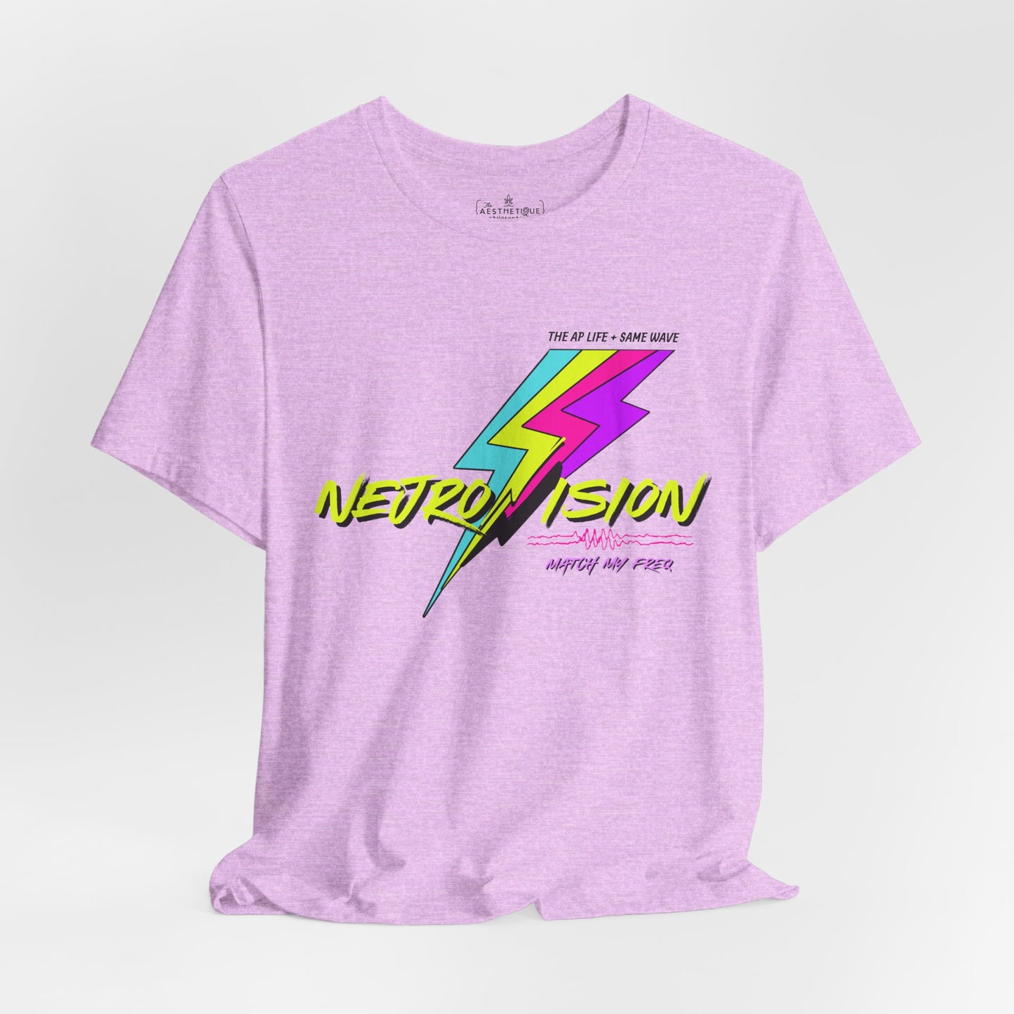 Neurovision - Match My Freq - Epilepsy Awareness - Adult Unisex Jersey Tee