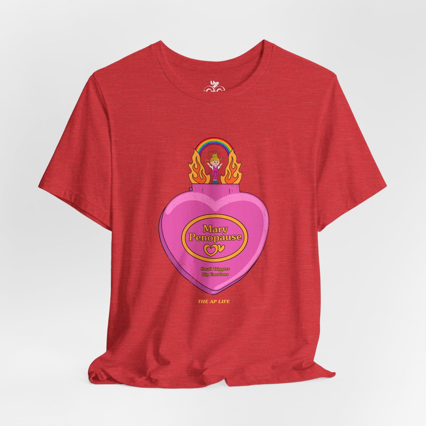Mary Penopause - Small Triggers, Big Emotions - Adult Unisex Jersey Short Sleeve Tee