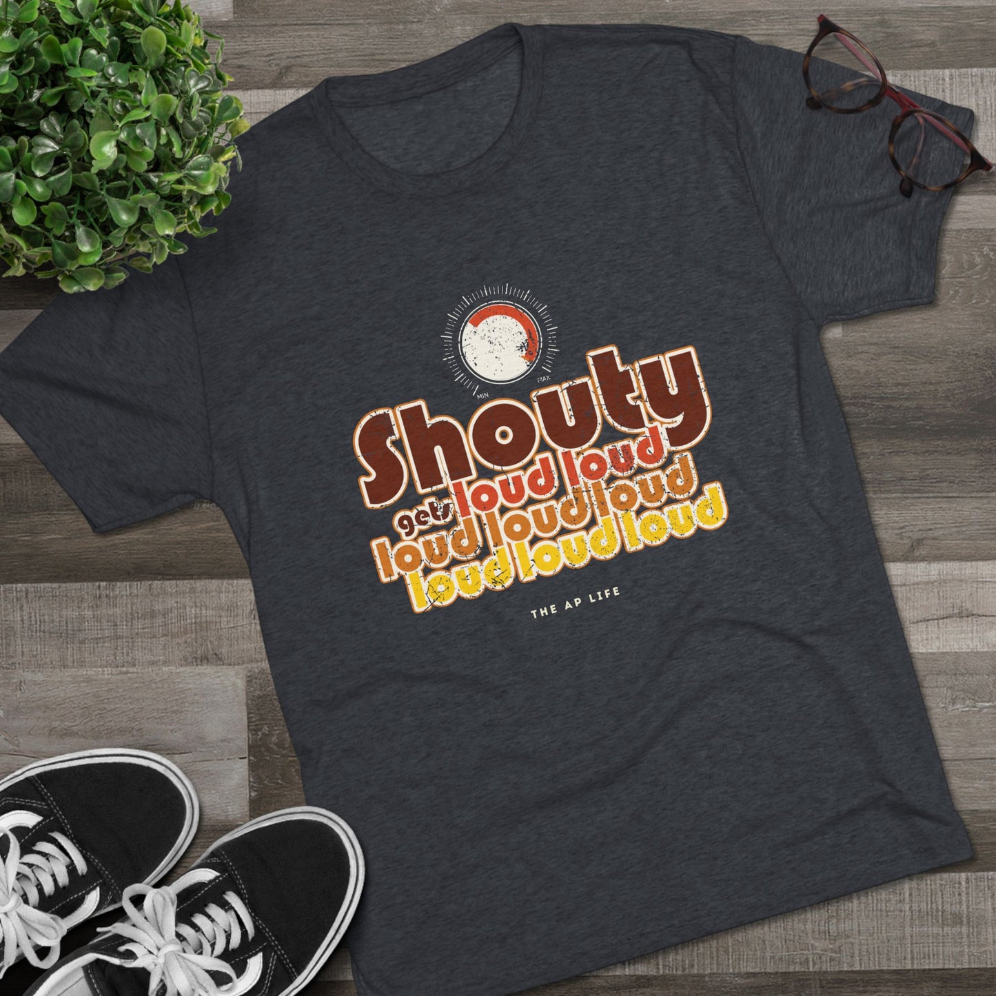Shouty Gets Loud - Adult Unisex Triblend Soft Tee