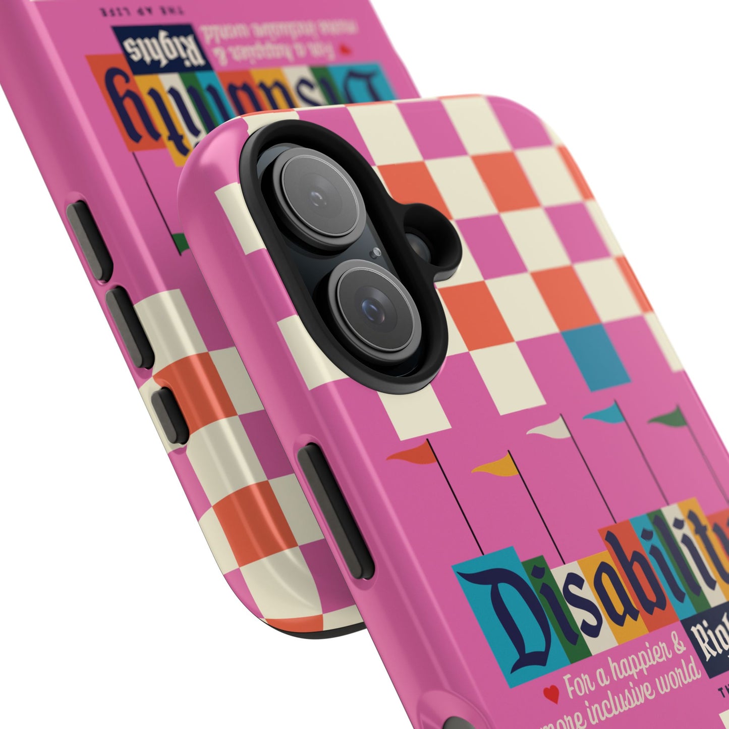 Disability Rights for A Happier & More Inclusive World - iPhone Case