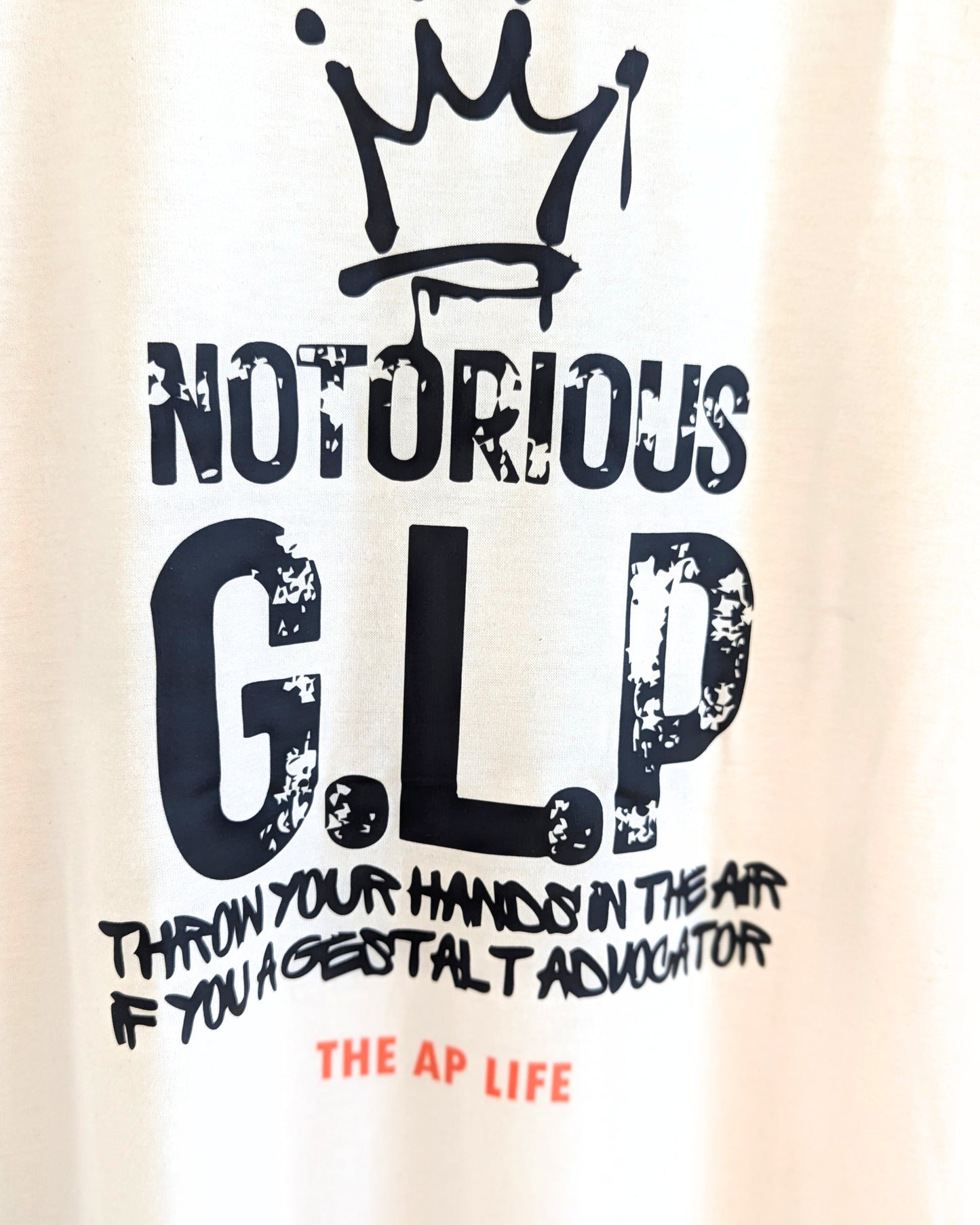 The Notorious GLP Gestalt Language Processing Unisex Ringer Tee