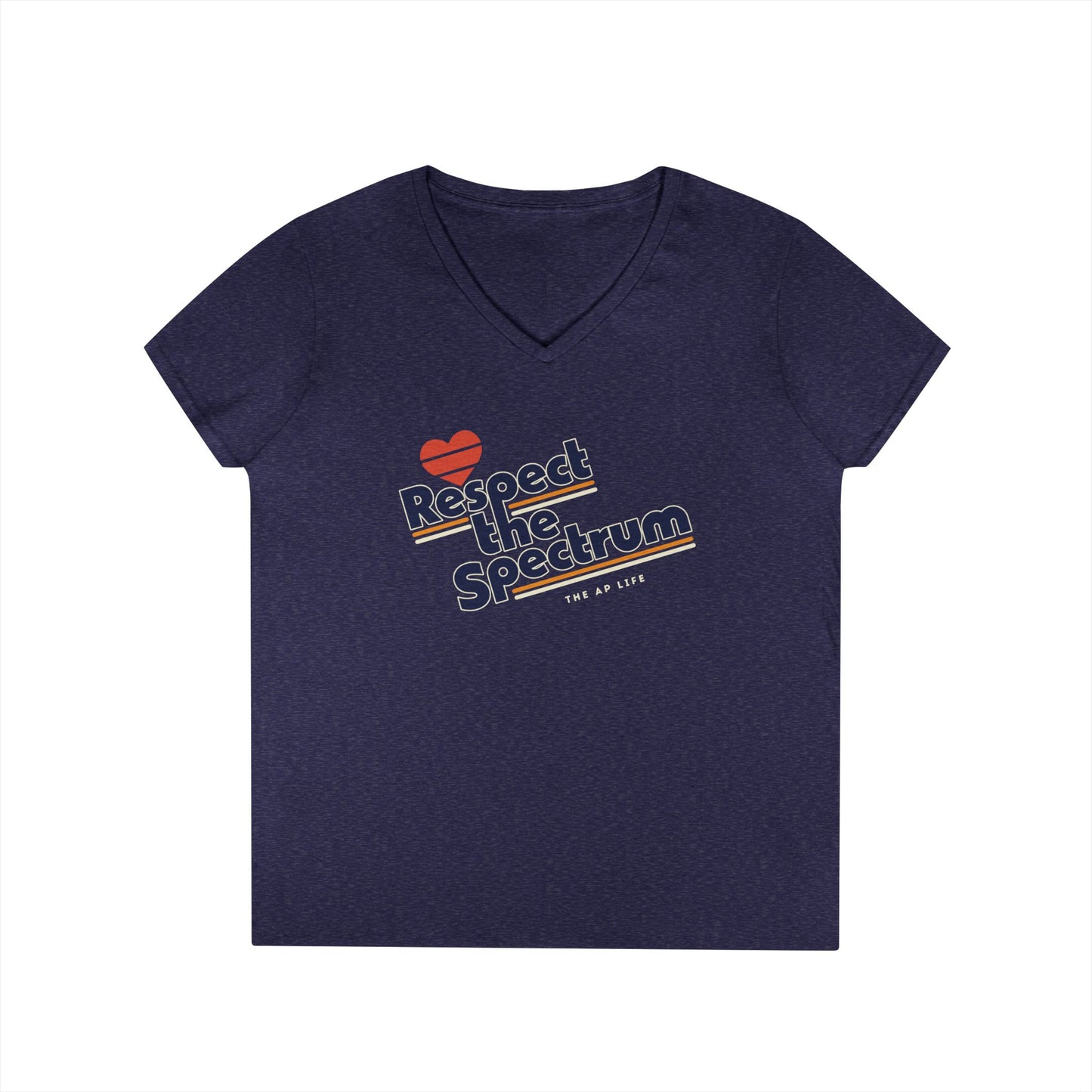 Respect the Spectrum - Women's V-Neck T-Shirt