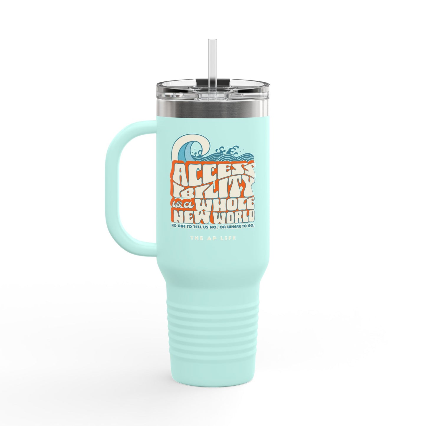 Accessibility Is A Whole New World - Fundraiser Insulated 40oz Travel Mug
