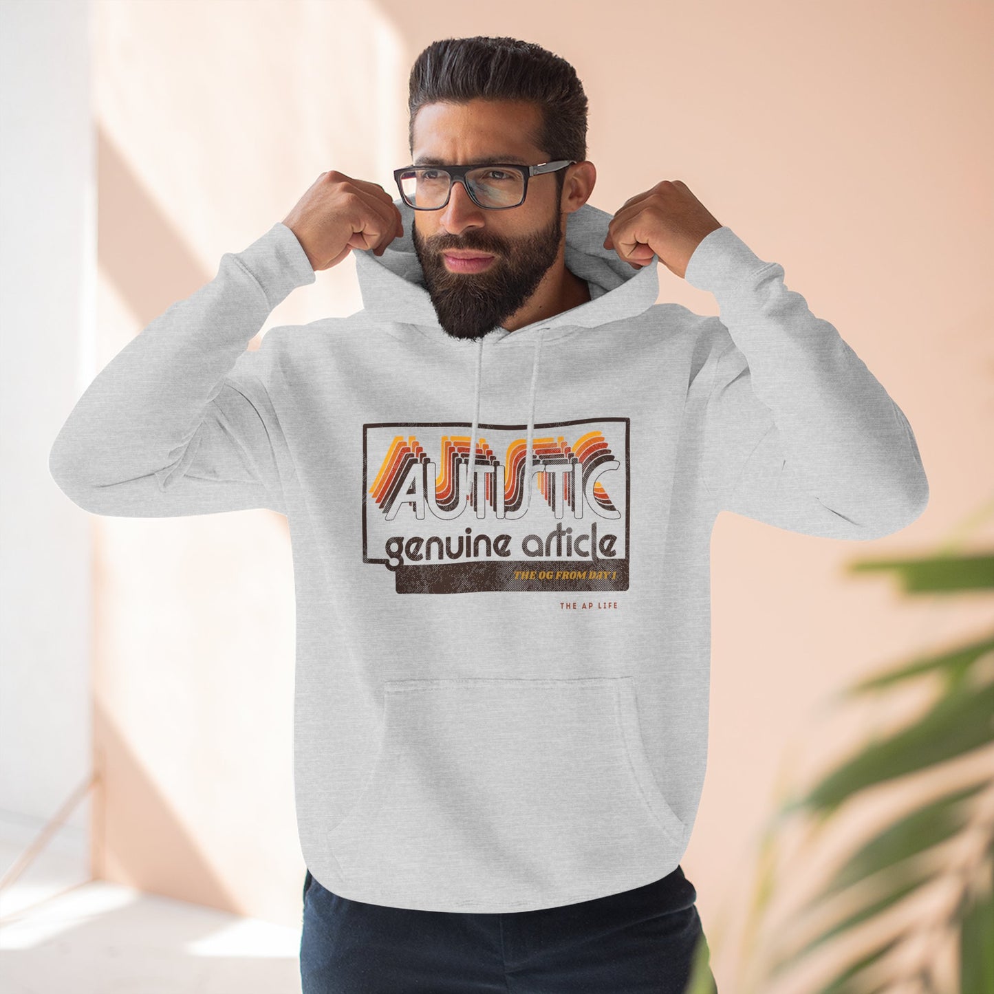 Autistic - Genuine Article - The OG Since Day 1 - Adult Unisex Hoodie