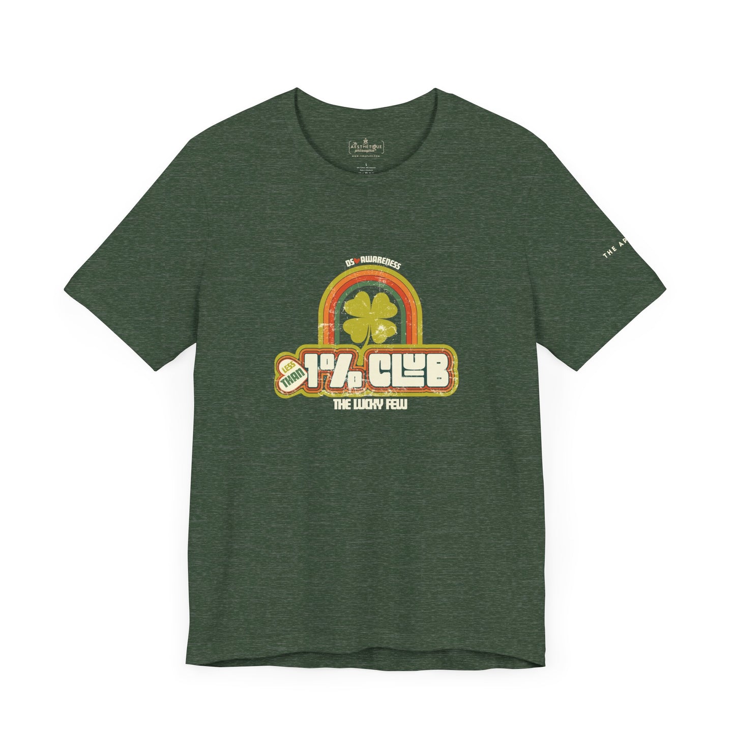 Less Than 1% Club (The Lucky Few) DS Awareness - Unisex Jersey Short Sleeve Tee