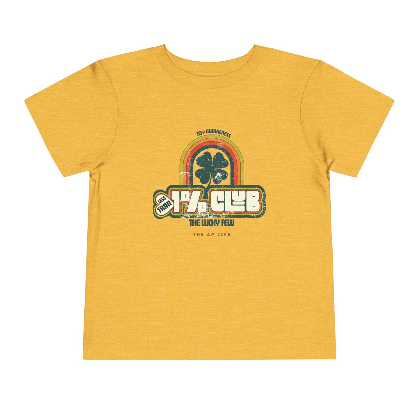 Less Than 1% Club (The Lucky Few) DS Awareness - Toddler Short Sleeve Tee