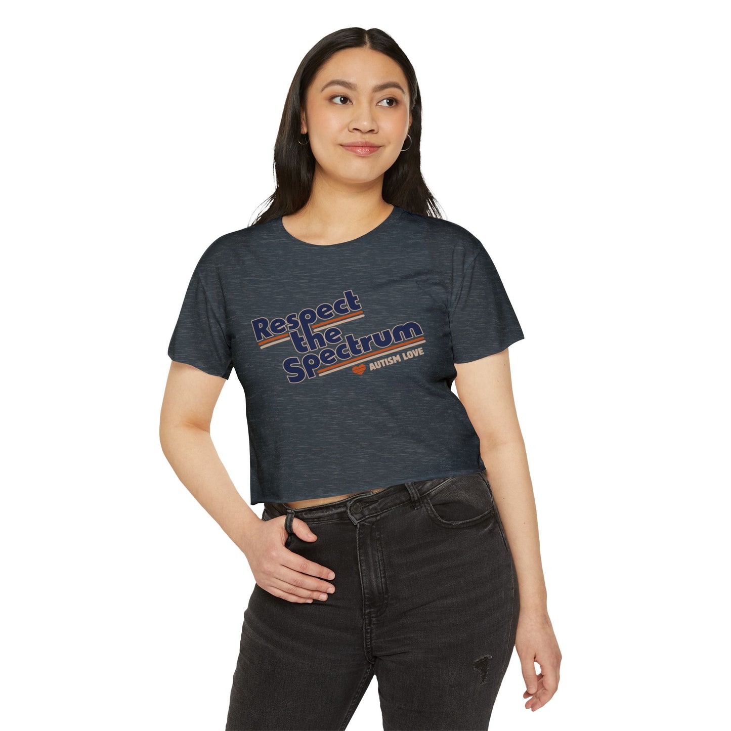 Respect The Spectrum Autism Love - Women's Crop Top