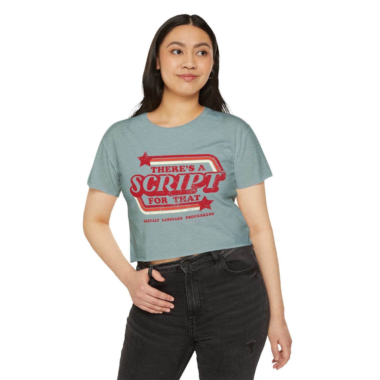 There's A Script For That - Gestalt Language Processing - Women's Crop Top