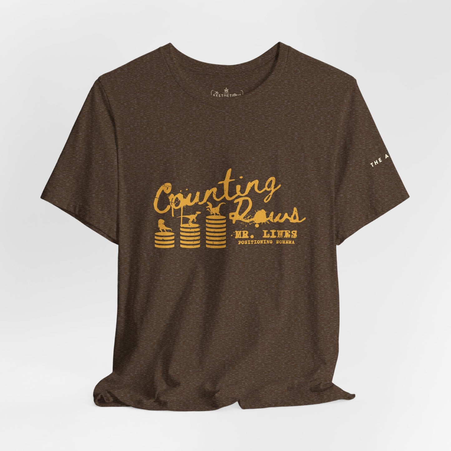 Counting Rows (Mr. Lines & Positioning Schema) - Adult Unisex Jersey Tee