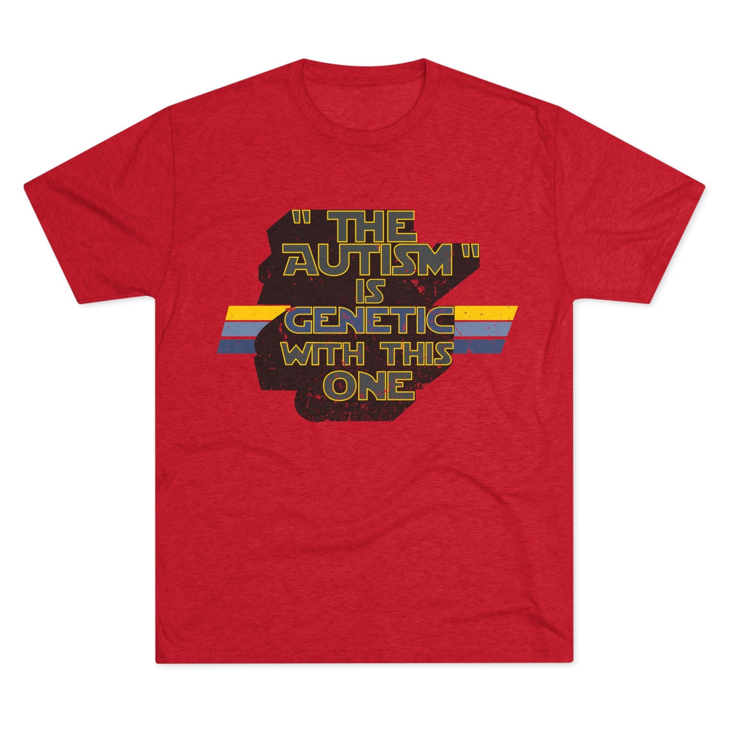 "The Autism" is Genetic with This One - Adult Unisex Triblend Tee